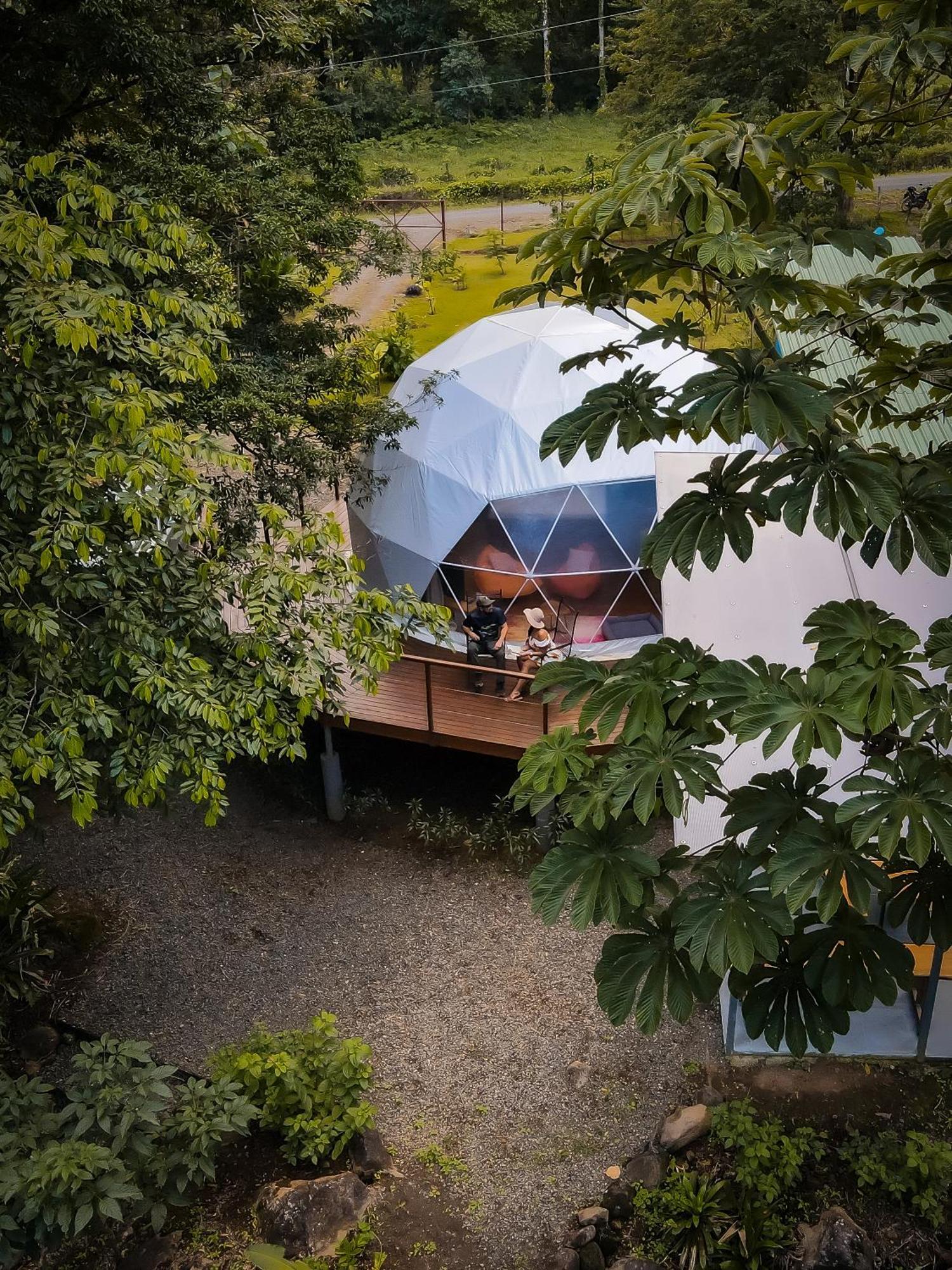 Bitzu Dome-Bijagua Riverside Glamping Ngoại thất bức ảnh