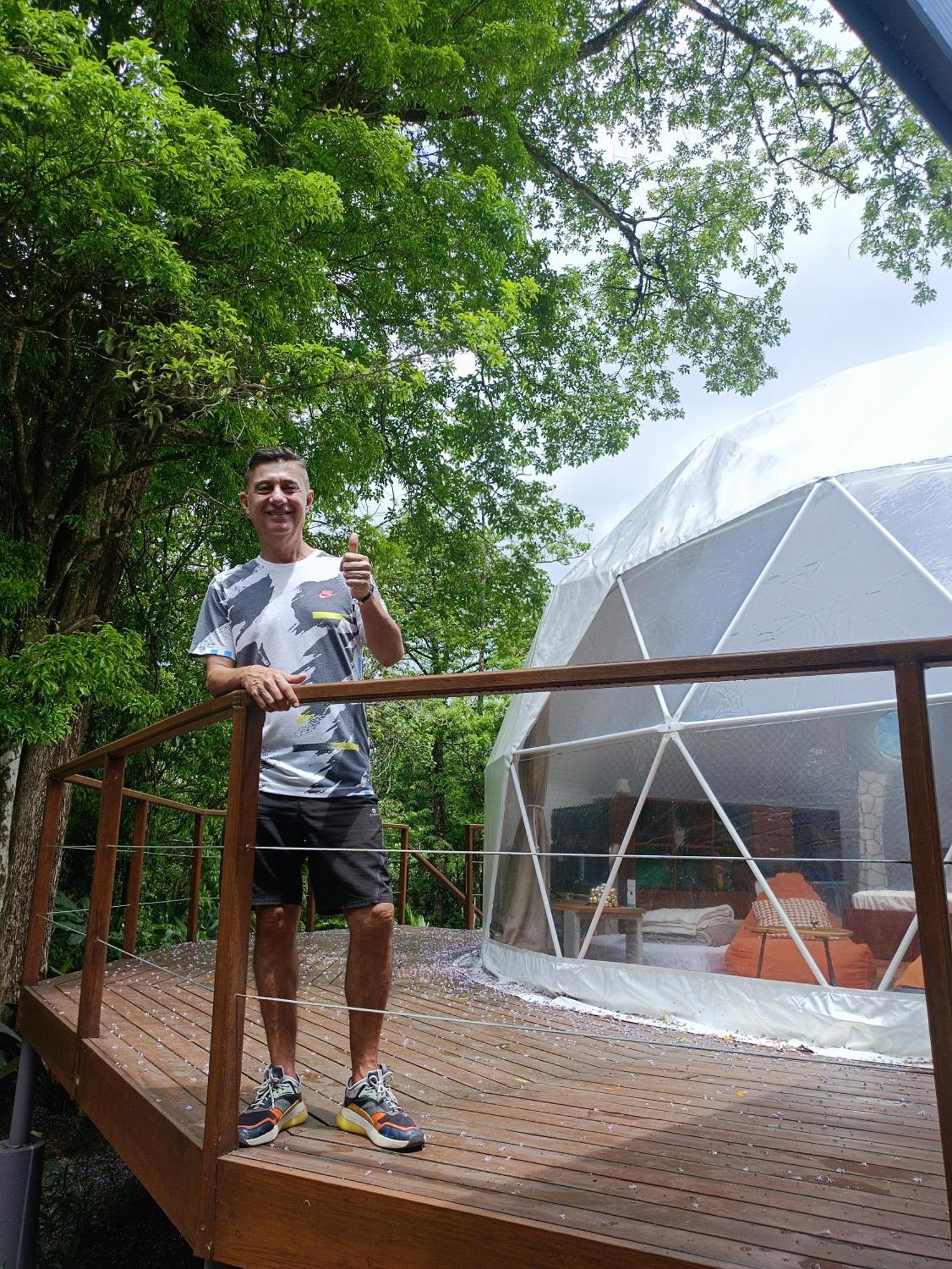 Bitzu Dome-Bijagua Riverside Glamping Ngoại thất bức ảnh