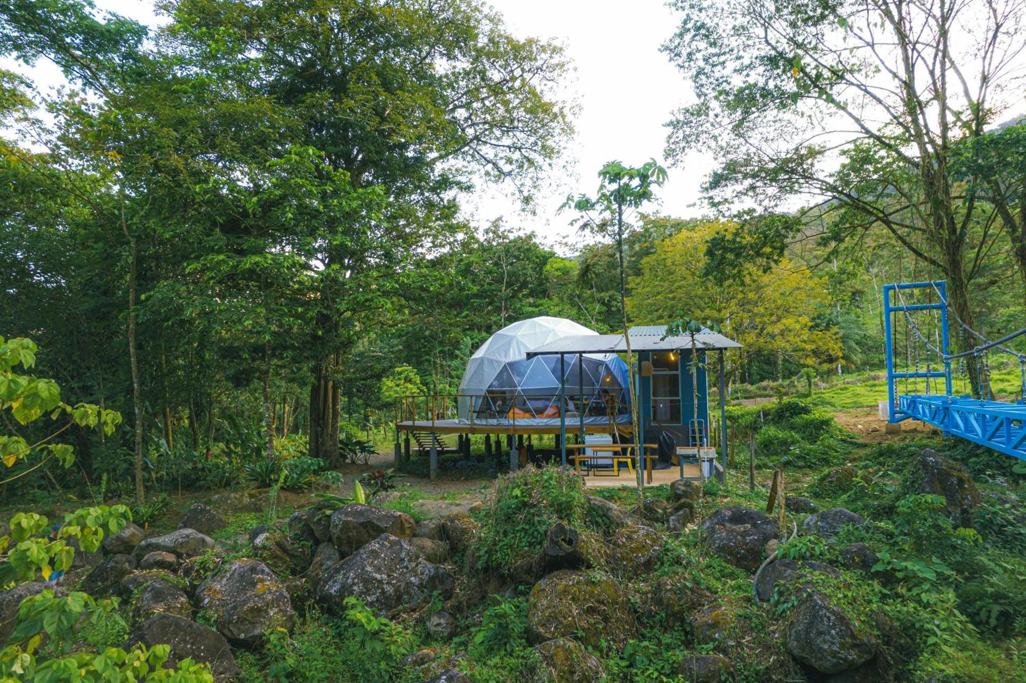 Bitzu Dome-Bijagua Riverside Glamping Ngoại thất bức ảnh
