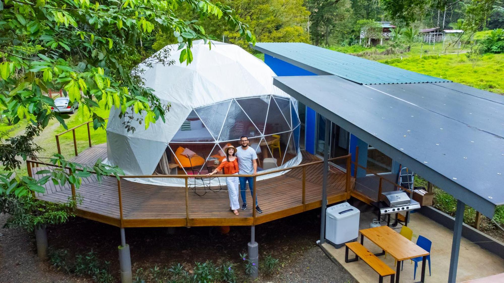Bitzu Dome-Bijagua Riverside Glamping Ngoại thất bức ảnh