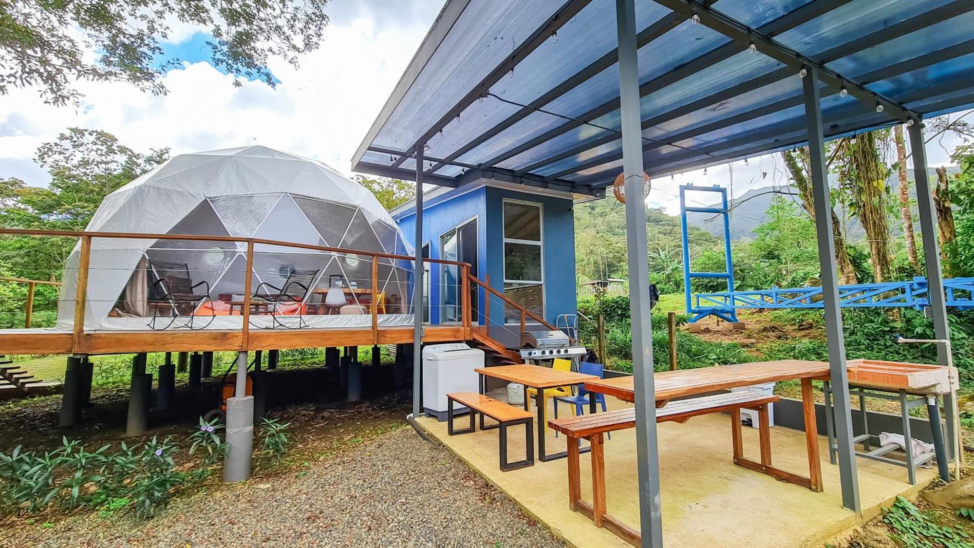 Bitzu Dome-Bijagua Riverside Glamping Ngoại thất bức ảnh