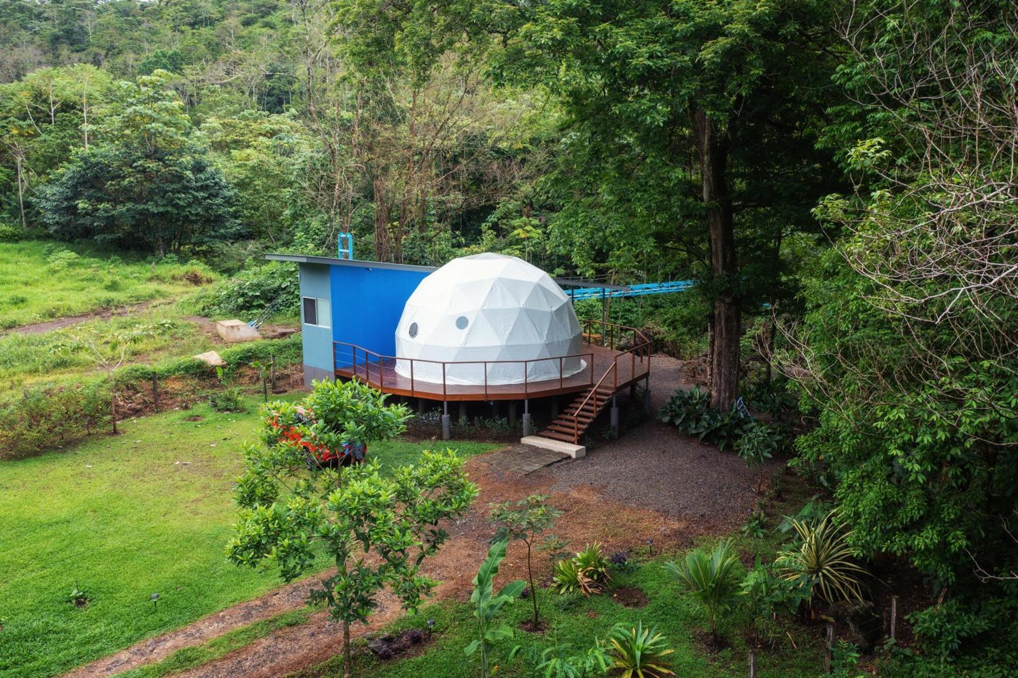 Bitzu Dome-Bijagua Riverside Glamping Ngoại thất bức ảnh