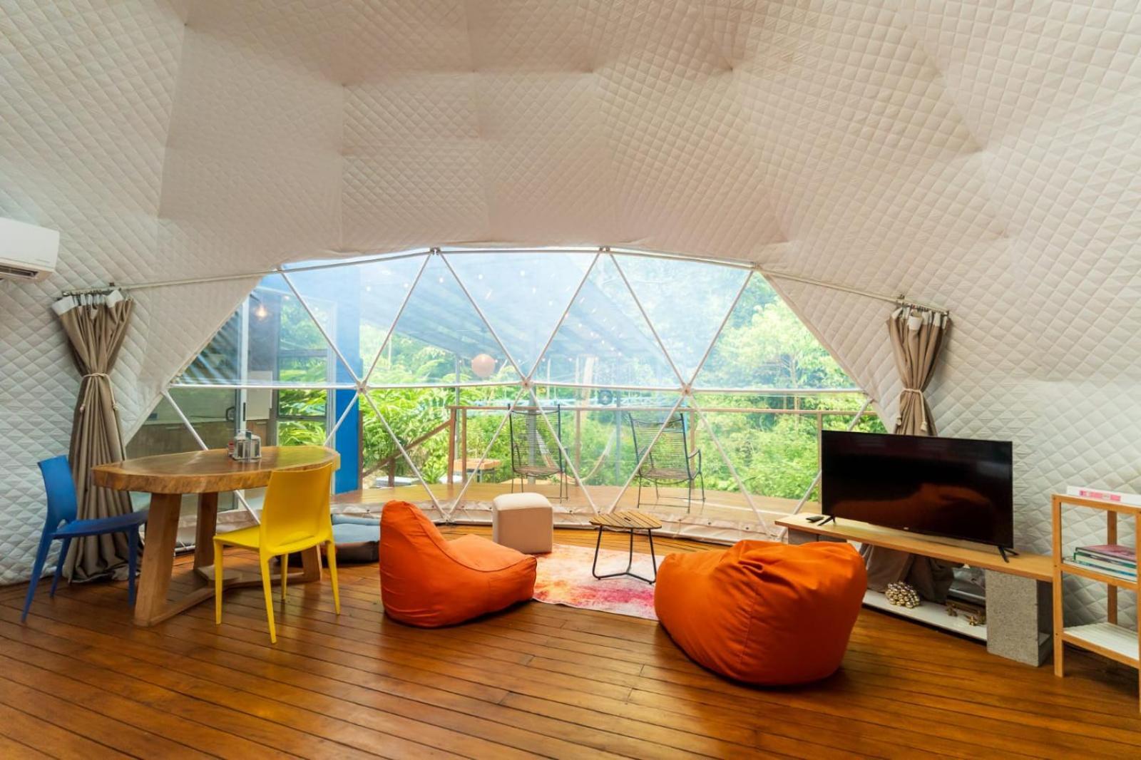 Bitzu Dome-Bijagua Riverside Glamping Ngoại thất bức ảnh