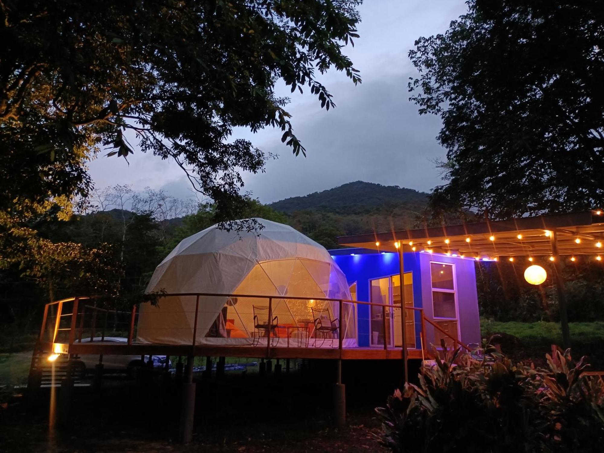 Bitzu Dome-Bijagua Riverside Glamping Ngoại thất bức ảnh