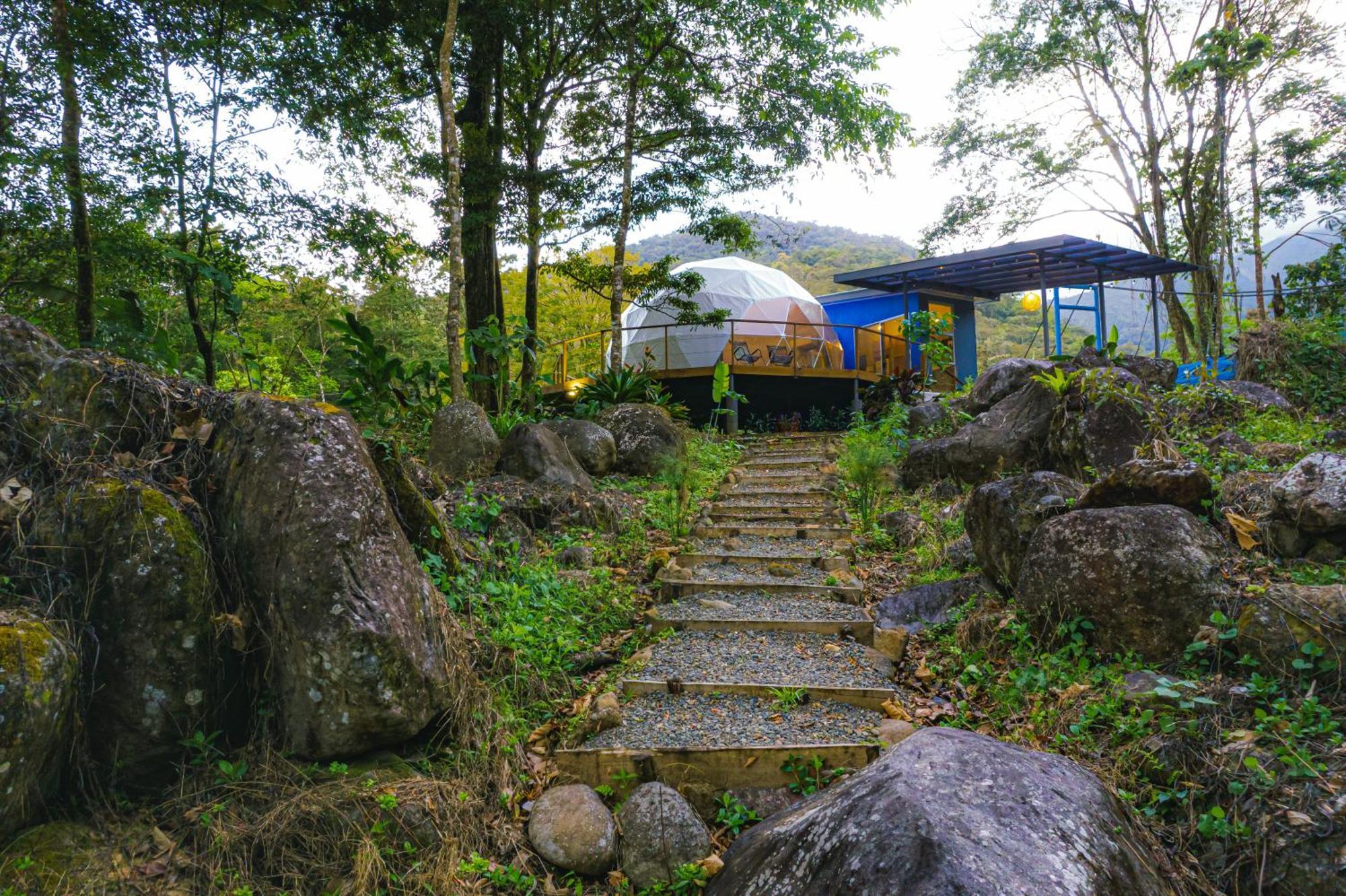 Bitzu Dome-Bijagua Riverside Glamping Ngoại thất bức ảnh