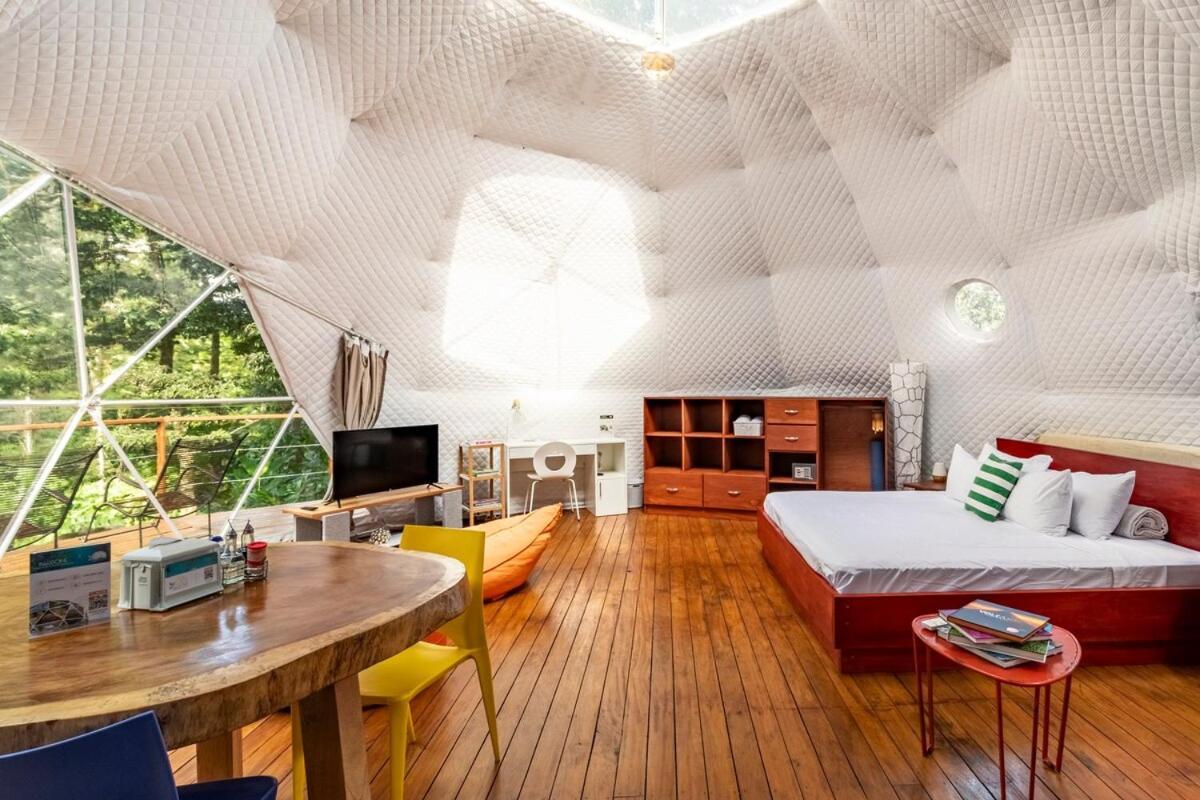 Bitzu Dome-Bijagua Riverside Glamping Ngoại thất bức ảnh